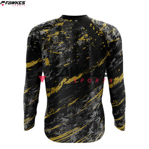 Respirant Professionnel OEM Service Logo Personnalisé Imprimer Produit Premium Nouvelle Conception Paintball Jersey - Product Image 3