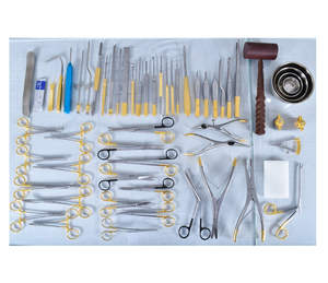 Instruments chirurgicaux médicaux professionnels, ensemble complet, kit de chirurgie hospitalière, acier, certifié CE, norme ISO13485, SurgiRight - Product Image 1