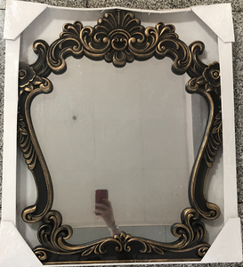 Cermin WINER <span class=keywords><strong>M</strong></span>&G ZIHAN Warna Emas Antik dengan Bingkai PS, Cermin Dekorasi - Product Image 6