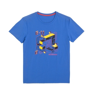 T-shirt pour homme imprimé avec logo personnalisé, multicolores, délavé, vente en gros, séchage rapide, respirant, mélange polyester/coton, personnalisez votre marque - Product Image 1