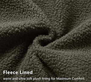 GYM PEOPLE Sudadera con capucha de lana para hombre Berber Fleece Inside Sudadera con capucha de gran tamaño Loose Fit Ultra Soft Hoodies Sudadera - Product Image 3