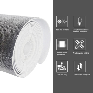 Feuille d'isolation pour porte de garage réfléchissante XPE/EPE/IXPE 20 mm, écologique, résistante au feu, isolation thermique extérieure en mousse - Product Image 3