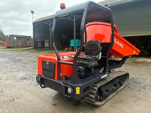 Mini-chargeuse sur chenilles diesel, transporteur de matériaux compact pour la construction, la ferme et la cour - Product Image 1