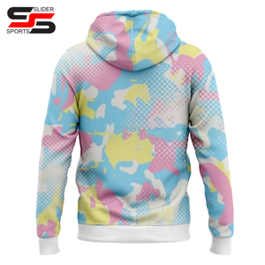 Sweat-shirts à capuche surdimensionnés pour hommes avec fermeture éclair personnalisée en sublimation intégrale, style streetwear, sport, fermeture éclair intégrale - Product Image 4
