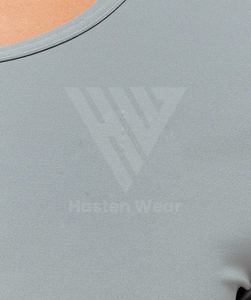 T-shirts de sport pour femmes à manches courtes et col rond, coupe confortable, t-shirts de yoga décontractés et extensibles pour l'entraînement - Product Image 4