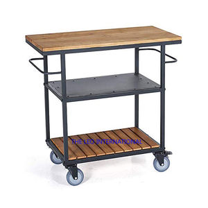 Nuevo Carro de Servicio de Lujo para Hoteles, Mueble para Decoración del Hogar, Carro de Cocina de 3 Niveles, Carro Metálico Dorado de Forma Ovalada - Product Image 5