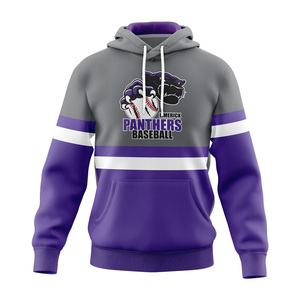 Sudaderas con capucha sublimadas de estilo universitario Vintage para hombre personalizadas, primavera 2025, diseños impresos digitales bordados, Material de poliéster/algodón - Product Image 3