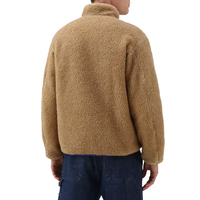 Vêtements d'extérieur personnalisés de haute qualité Veste réversible épaisse et imperméable Vestes d'hiver en polaire Sherpa personnalisées pour hommes
