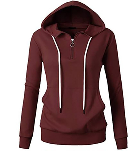 Sudaderas con capucha con estilo para mujer Otoño Invierno 2021 niñas bolsillos grandes pulóver sudaderas con capucha para mujer - Product Image 1
