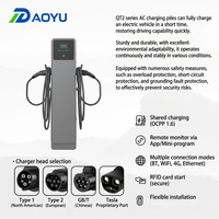 Nouvelle borne de recharge murale intelligente Daoyu Daoyu-AC pour véhicules électriques 7kW*2 11.5kW*2 Type 1 J1772 OCPP 1.6J APP Station sur pied Garantie 2 ans USA