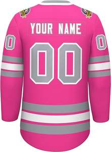 Venta caliente Hockey Jersey personalizado sublimado barato bordado en blanco Hockey sobre hielo Jersey - Product Image 6