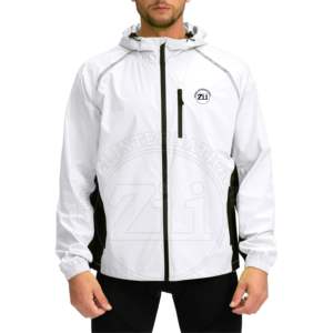 Veste d'hiver imperméable Oxford Classe 2 Gilet de sécurité en coton noir Bande réfléchissante fluorescente 3M Ruban FR LED Flash - Product Image 1