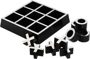 Jeu de société Tic TAC Toe en bois, jeu de puzzle pour enfants, jouets éducatifs interactifs, jeu de table amusant pour les familles, les adultes et les enfants - Product Image 4