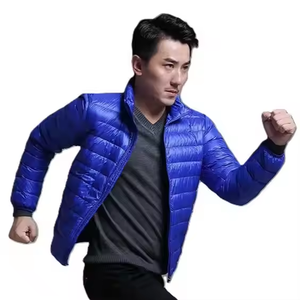 Behram International Custom Men Winter Puffer Jacket Fashionable Stand Collar Thickened <b>Fluffy</b> Wool Heated Breathable Windproof - Product Image 5