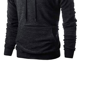 Wholesale Men's Hoodies Embroidered Custom Logo 100% Cotton Fleece Pullover Sweatshirts High Quality Bulk Winter <b>Clothing</b> - Product Image 2