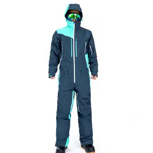 一体式雪衣成人滑雪服时尚高品质防水透气一体式滑雪服