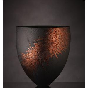 แจกันต้นไม้สีทองดีไซน์แจกันดอกไม้ที่ดีที่สุดสำหรับตกแต่งบ้านงานแฮนด์เมดสั่งทำของตกแต่งในร่มที่ดีที่สุดและดีไซน์แฮนด์เมด - Product Image 5