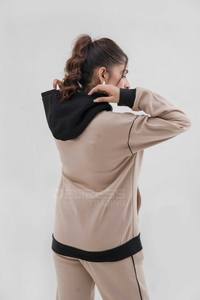 Chándales con estilo para mujer de primera calidad de peso pesado, nuevas sudaderas, pantalones, conjunto 550 y 330 GSM 100%, cuello con capucha de algodón de talla grande - Product Image 6