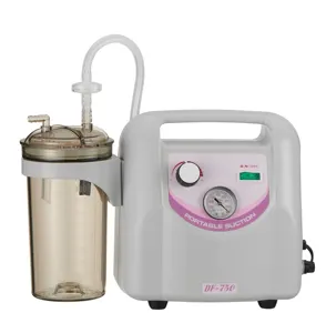 DOCTOR'S FRIEND DF-750 Aspirator Vakum Elektrik Medis Portabel Unit Peralatan Pompa Botol Tunggal