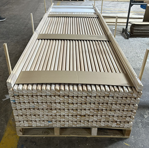 Moldura Decorativa de Madera Maciza Fabricada en Fábrica para Gabinetes de Cocina, Componentes de Muebles para Base de Gabinete - Product Image 3