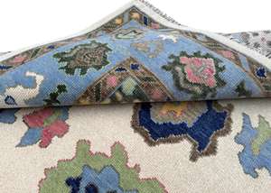 Hand <b>Tufted</b> Wool Ushak Design <b>Rugs</b> Customized High Quality Handspun Wool Premium Latex Backing Durable Washable Non-Slip Home - Product Image 4