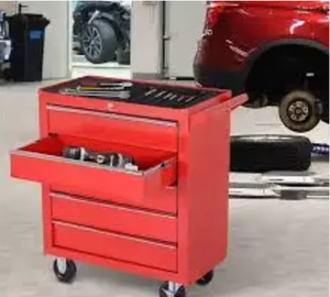 Caja de Herramientas con Ruedas de Acero Profesional, Original, Nueva y Auténtica, con 5 Cajones y 3 Años de Garantía - Product Image 1