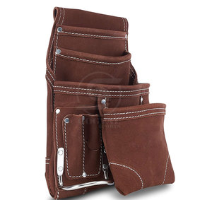 Low MOQ Design Your Own <b>Leather</b> <b>Tool</b> Bags Different Style Work Wear <b>Leather</b> <b>Tool</b> Bags For Online Sale - Product Image 2