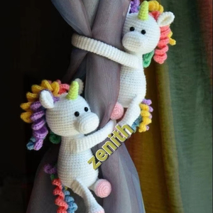 Extra-<b>Large</b> Eco-Friendly Crochet Sea Horse <b>Soft</b> <b>Toy</b> Chunky Knit and Huggable Decorative Accent for All Ages - Product Image 1