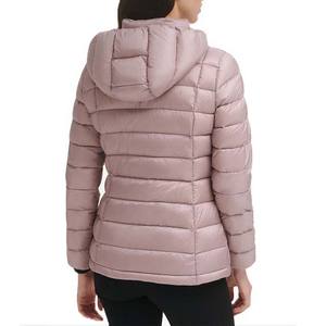 Chaqueta Acolchada Ligera para Mujer, Tejida, Impermeable, Transpirable, Cortavientos, con Capucha, para Otoño e Invierno, en Oferta - Product Image 3