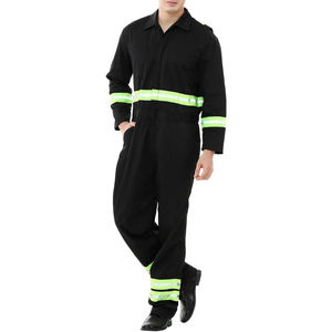 Mono de alta visibilidad adecuado para uniforme de trabajo, mono de alta visibilidad profesional, cómodo y práctico. - Product Image 4