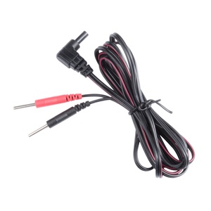 Enchufe DE SEGURIDAD KM710, cable rojo-negro de 2 pines, longitud de 150cm, conexión de repuesto con sonda Anal, sonda Vaginal, entrenador de músculos pélvicos - Product Image 3