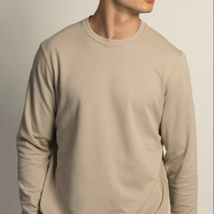 เสื้อยืดแขนยาวสำหรับผู้ชายผ้าฝ้าย100% เหมาะสำหรับการสั่งซื้อจำนวนมากและการสร้างแบรนด์ตามสั่ง - Product Image 1