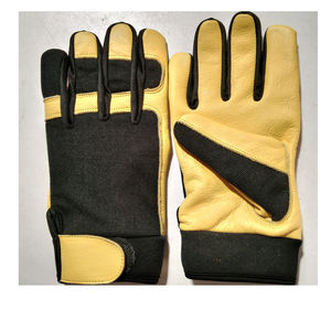 Gants en cuir de mouton véritable de meilleure qualité Gants de travail d'hiver doux pour le cyclisme Sports de plein air-Wholesale Custom Pakistan - Product Image 1