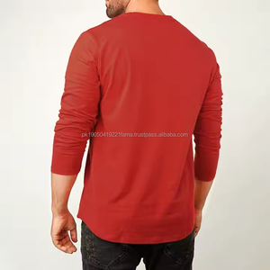 Camiseta Formal de Manga Larga para Hombre, de Alta Calidad, Tejida en Poliéster/Algodón, con Cuello Alto, Transpirable y Ecológica, al por Mayor - Product Image 2