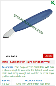 <b>Watch</b> <b>Case</b> Opener Knife Bergeon Type GS 2004 for Jewelry Tools-Jewellery Tools - Product Image 2