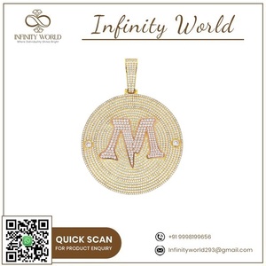 Personalizado 925 Plata Hip Hop Colgante Iced Street Moda Diseño Diamante Moissanite Personalizado Hip Hop Encanto Colgante - Product Image 6