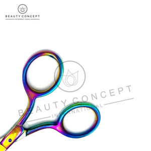 Tijeras para Cutículas de Acero Inoxidable con Recubrimiento Multicolor, Beauty Concept International, Calidad Premium, Puntas Afiladas y Cuchillas Rectas - Product Image 5