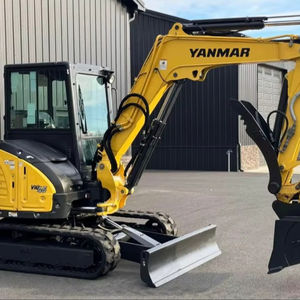 ENVÍO GRATUITO Miniexcavadora YANMAR ViO45-6A de 39 HP con Aire Acondicionado/Calefacción, Cubo de 12, 24, 32 Pulgadas, Aprobada por EPA y CE, Pulgar Hidráulico, 2 Velocidades, PLC - Product Image 1