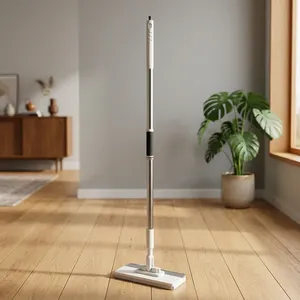 360 Rotary Telescopic Handle Mini Steel Microfiber Reusable Mop - Product Image 3
