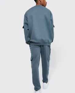 OEM ropa deportiva entrenamiento hombres gimnasio desgaste Fitness deporte chaqueta ropa personalizada cremallera transpirable algodón chándal - Product Image 2