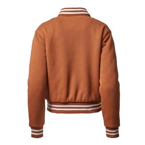 Chaqueta de béisbol de bombardero universitario de moda para hombre nueva moda Varsity Letterman diseño bordado Logo parches lona Patchwork - Product Image 4