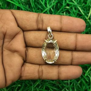 Colgante de cristal hecho a mano AAA en plata de ley 925, joyería única para mujer, diseño personalizable, collar de piedras preciosas de alta calidad - Product Image 2