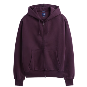 Sudadera con capucha personalizada Reklo Industries para hombre, de invierno, gruesa, de forro polar, con cremallera completa, holgada, de algodón tejido. - Product Image 5