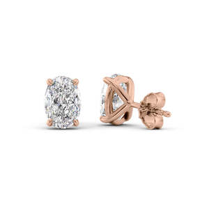 Pendientes de Plata de Ley 925 con Diamantes de Moissanita VVS, Corte Princesa, Estilo Clásico y Minimalista para Mujer, Uso Diario - Product Image 1
