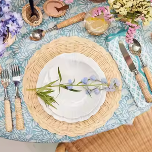 จานหวายสไตล์ดอกไม้ รุ่นคลาสสิก เป็นมิตรกับสิ่งแวดล้อม ต้นกำเนิดจากเวียดนาม ปลอดภัยต่อสิ่งแวดล้อม เหมาะสำหรับตกแต่งในช่วงวันหยุด - Product Image 5