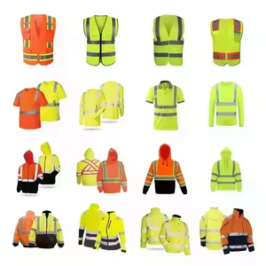 Chaleco de trabajo de invierno Hi Vis, chaleco de seguridad reflectante de nailon de algodón y poliéster con múltiples bolsillos, logotipo personalizable impermeable - Product Image 4