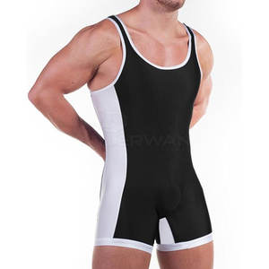 Combinaison de lutte personnalisée avec impression sur le devant, logo, unisexe, adulte, vêtements de sport, durable, respirant, séchage rapide, léger - Product Image 2