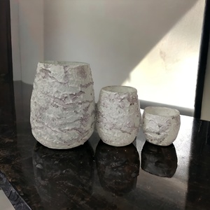 โคมไฟและขวดโหลแก้วเทียนลวดลายโมเสกสีขาวทำด้วยมือมีลวดลายตามสั่งสำหรับงานแต่งงานคริสต์มาสและของตกแต่งบ้าน - Product Image 5