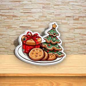 Tuiles magnétiques pour cils en acrylique durables, écologiques, réutilisables et multifonctionnelles, motif cœur et fleur, pour un look professionnel de Noël - Product Image 2