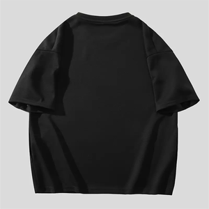 Camiseta de Algodón de Punto Sólido Estilo Hip Hop, 100% Algodón, Cuello Alto, Manga Corta, para Hombre, Alta Calidad, Superventas, Precio Razonable - Product Image 6